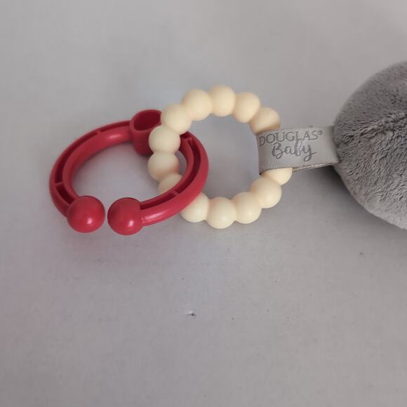 Douglas Baby Cuddle Toys Danny Dino Teether Plush Lovey Ring Stuffed Animal - Picture 5 of 9